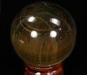 Gorgeous Polished Tiger's Eye Sphere #33645-2